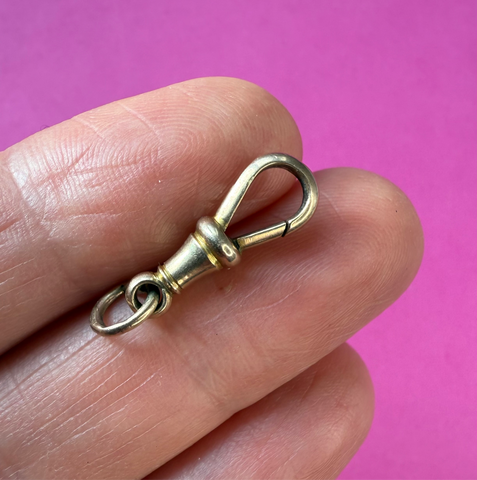 1920s MEDIUM WEIGHT ANTIQUE 9ct GOLD VICTORIAN  ALBERT DOG CLASP 2.1cm (Copy)