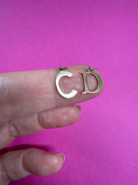 Vintage 1978 9ct Gold “C” Initial Charm