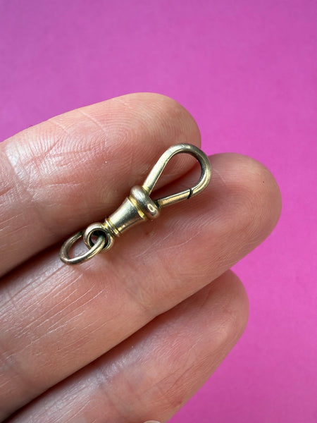 1920s MEDIUM WEIGHT ANTIQUE 9ct GOLD VICTORIAN  ALBERT DOG CLASP 2.1cm (Copy)