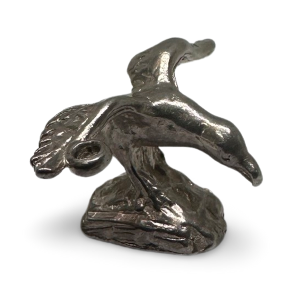 SILVER VINTAGE EAGLE CHARM PENDANT