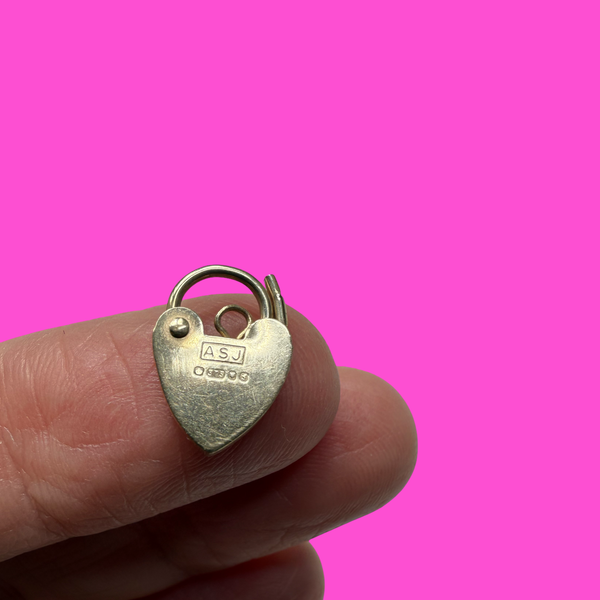 TEENY VINTAGE SMALL 9CT PADLOCK 1998