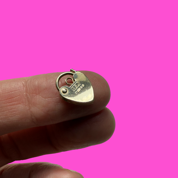 TEENY VINTAGE SMALL 9CT PADLOCK 1998