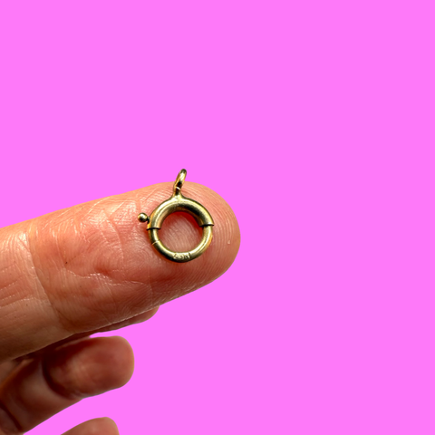 9CT BOLT RING 8mm