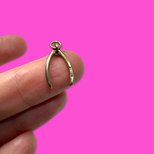1994 9ct WISHBONE CHARM