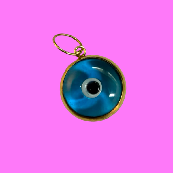 VINTAGE 9ct EVIL EYE CHARM